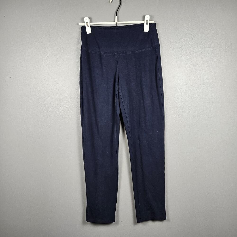 J.Jill Wearever Smooth-Fit Slim Leg Pants XS‎ Navy Rayon Stretch Pull-On